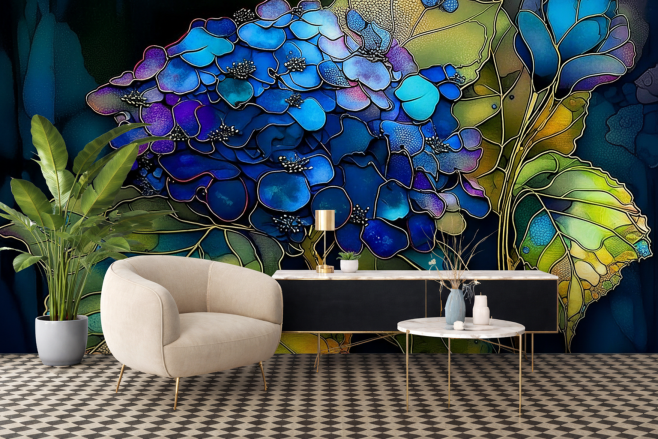 Hydrangea Mosaic