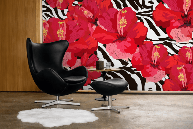 Crimson Zebra Blossom