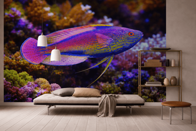 Iridescent Marine Mural