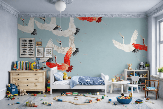 Crimson Crane Flight