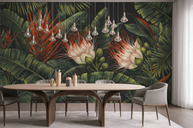 Crimson Palmscape