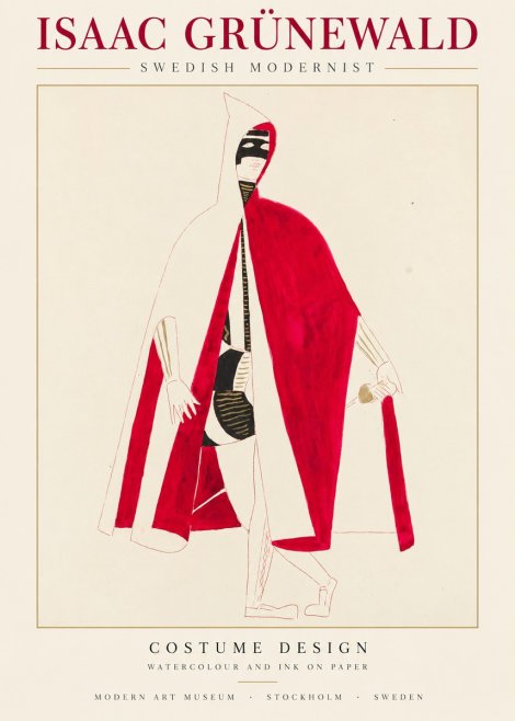 Isaac Grünewald Costume Design I No1 - Plakát