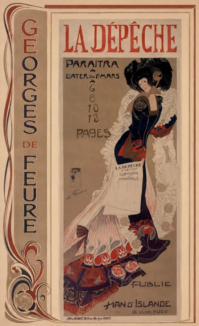 Georges de Feure La Dépêche I No3 - Plakát
