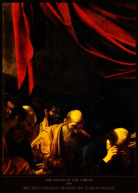 Michelangelo Merisi da Caravaggio The Death of the Virgin I No5 - Plakát