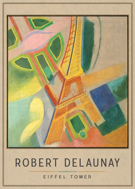 Robert Delaunay Eiffel Tower No3 - Plakát