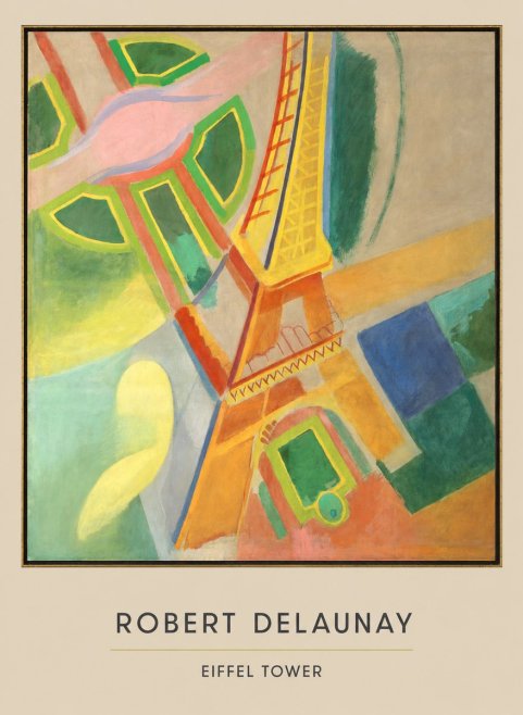 Robert Delaunay Eiffel Tower No6 - Plakát