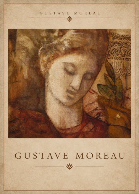 Gustave Moreau Female Head Study No4 - Plakát
