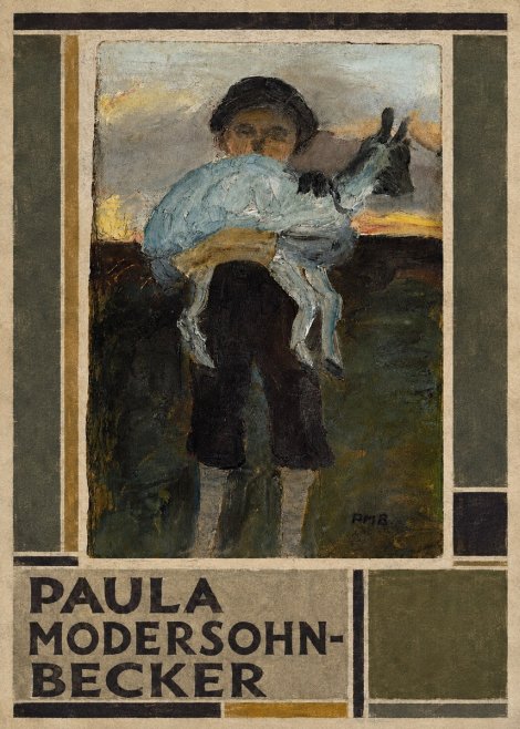 Paula Modersohn-Becker Boy with Goat No4 - Plakát