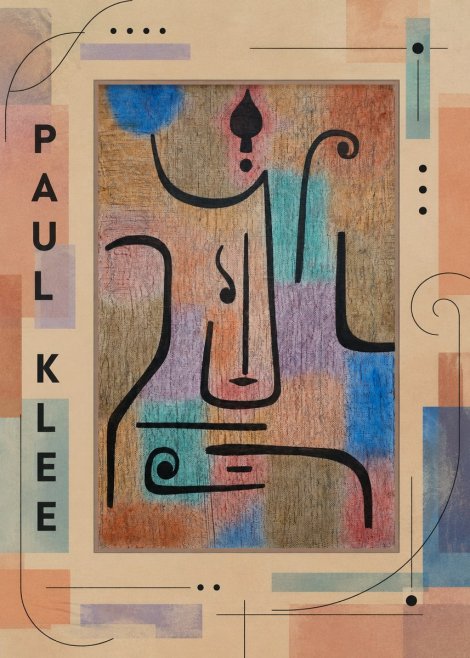 Paul Klee Mask of the Heart No4 - Plakát