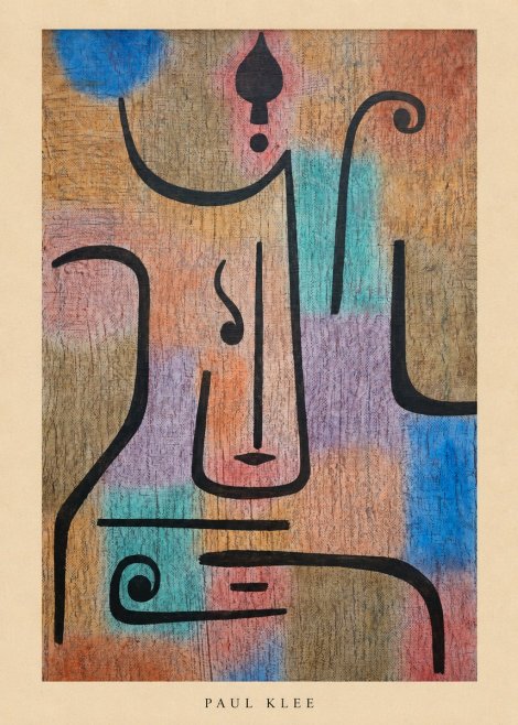 Paul Klee Mask of the Heart No5 - Plakát