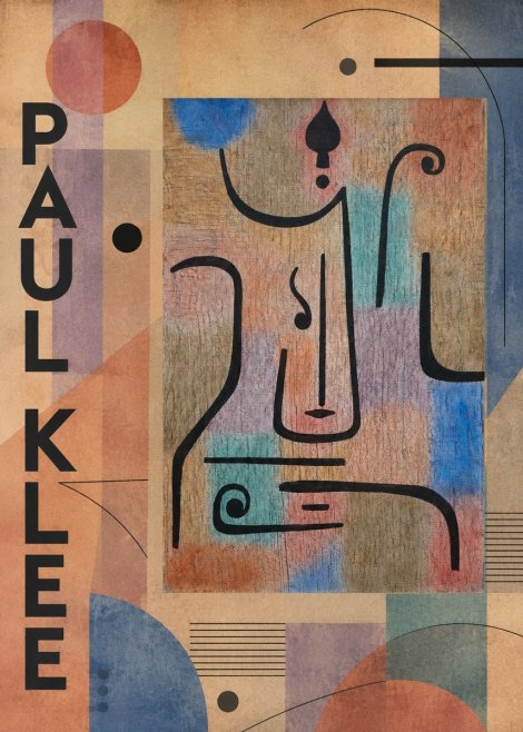 Paul Klee Mask of the Heart No6 - Plakát