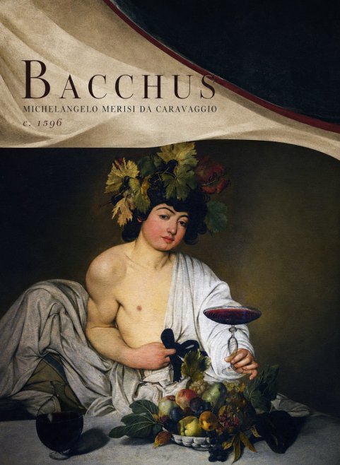 Michelangelo Merisi da Caravaggio Bacchus I No5 - Plakát