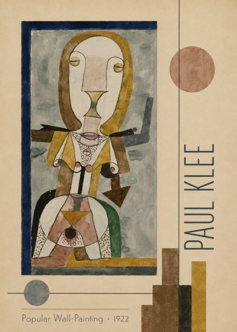Paul Klee Popular Wall-painting No2 - Plakát