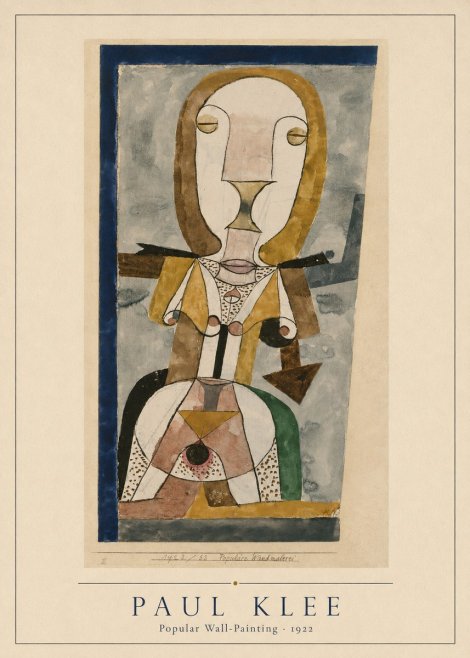 Paul Klee Popular Wall-painting No3 - Plakát