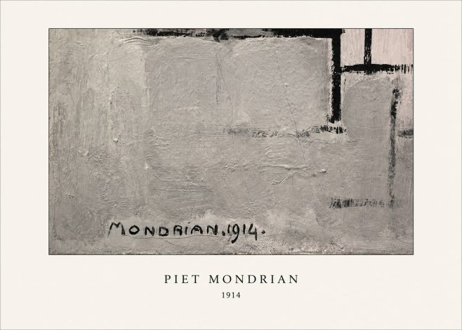 Piet Mondrian Composition 1914 No5 - Plakát