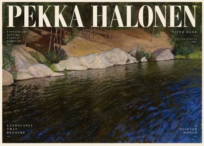 Pekka Halonen River Bank No2 - Plakát