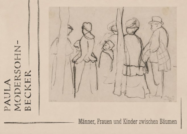 Paula Modersohn-Becker Männer, Frauen Und Kinder Zwischen Bäumen No2 - Plakát