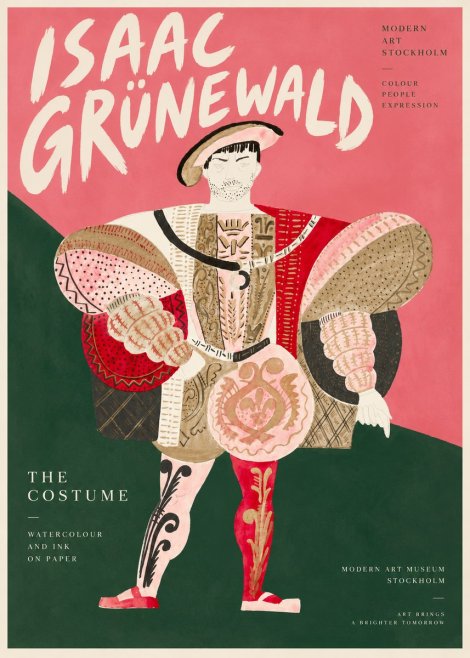 Isaac Grünewald The Costume I No3 - Plakát