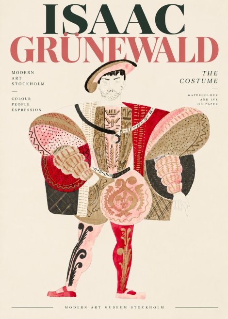 Isaac Grünewald The Costume I No6 - Plakát