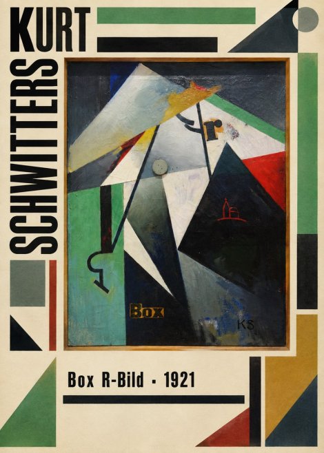 Kurt Schwitters Box R-bild No3 - Plakát