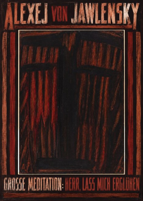 Alexej von Jawlensky Grosse Meditation: Herr, Lass Mich Erglühen No4 - Plakát