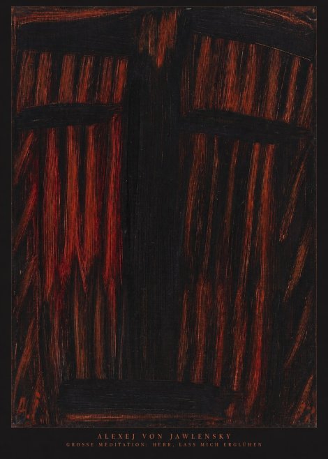 Alexej von Jawlensky Grosse Meditation: Herr, Lass Mich Erglühen No6 - Plakát