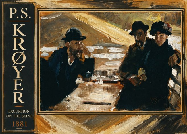 P.S. Krøyer Excursion on the Seine No2 - Plakát