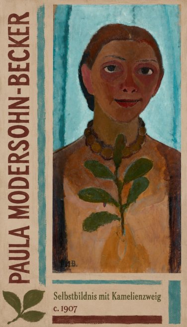 Paula Modersohn-Becker Selbstbildnis Mit Kamelienzweig No2 - Plakát