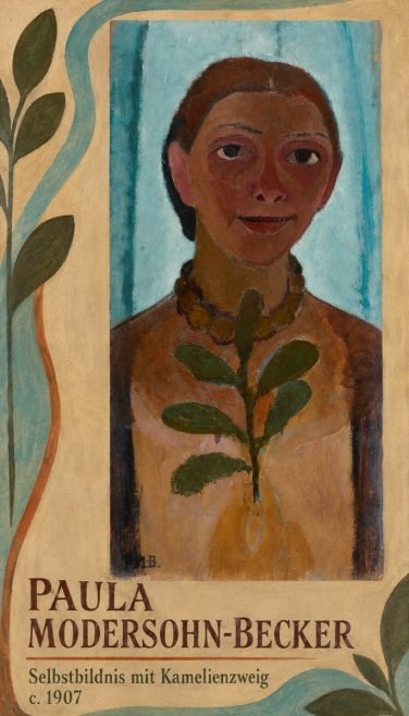 Paula Modersohn-Becker Selbstbildnis Mit Kamelienzweig No3 - Plakát