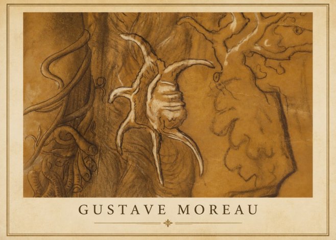 Gustave Moreau Mystical Shell Study No1 - Plakát