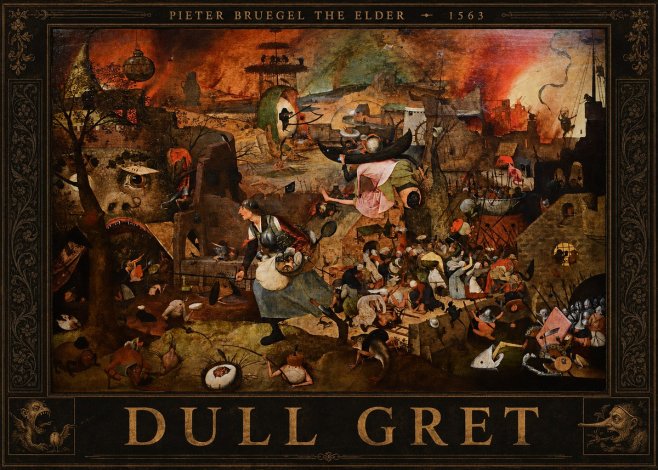 Pieter Bruegel Dull Gret I No3 - Plakát