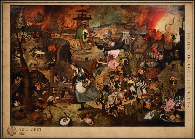 Pieter Bruegel Dull Gret I No5 - Plakát