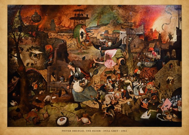 Pieter Bruegel Dull Gret I No6 - Plakát