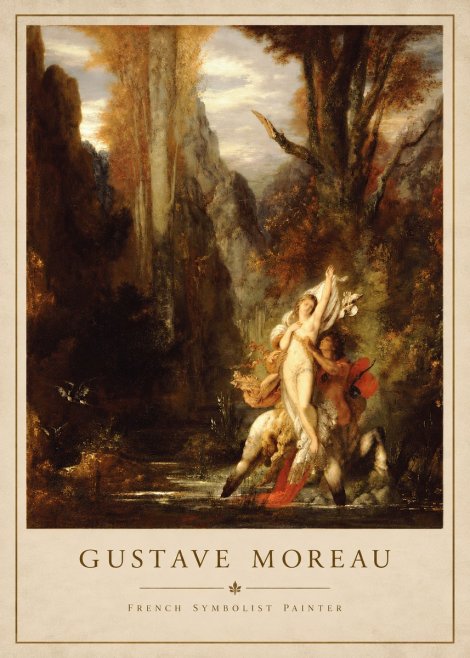 Gustave Moreau Jupiter and Semele I No5 - Plakát