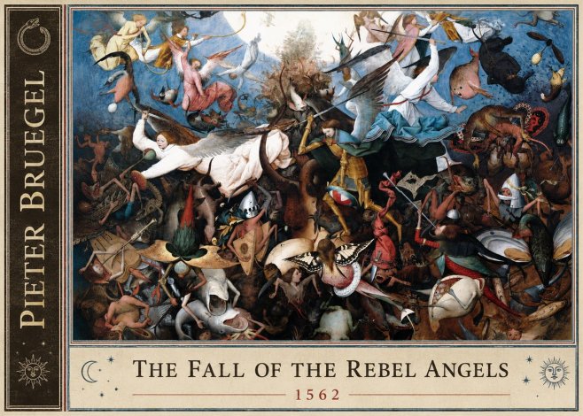 Pieter Bruegel The Fall of the Rebel Angels I No2 - Plakát
