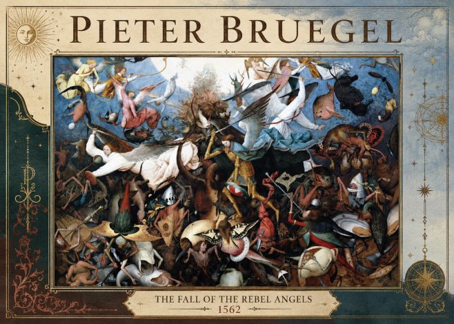 Pieter Bruegel The Fall of the Rebel Angels I No4 - Plakát