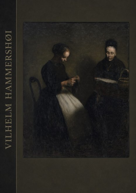 Vilhelm Hammershøi Two Women Knitting No2 - Plakát
