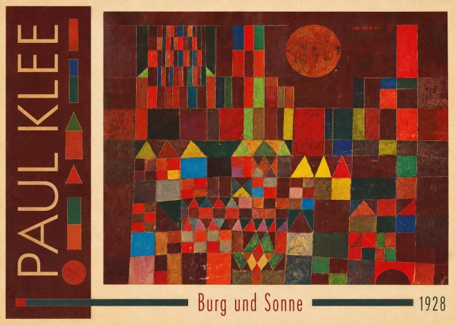 Paul Klee Burg Und Sonne No3 - Plakát