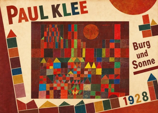Paul Klee Burg Und Sonne No6 - Plakát