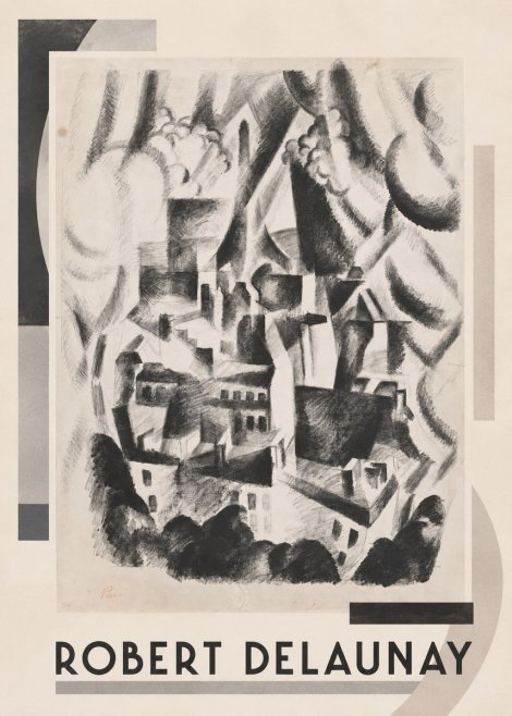 Robert Delaunay Vue Sur La Ville No1 - Plakát