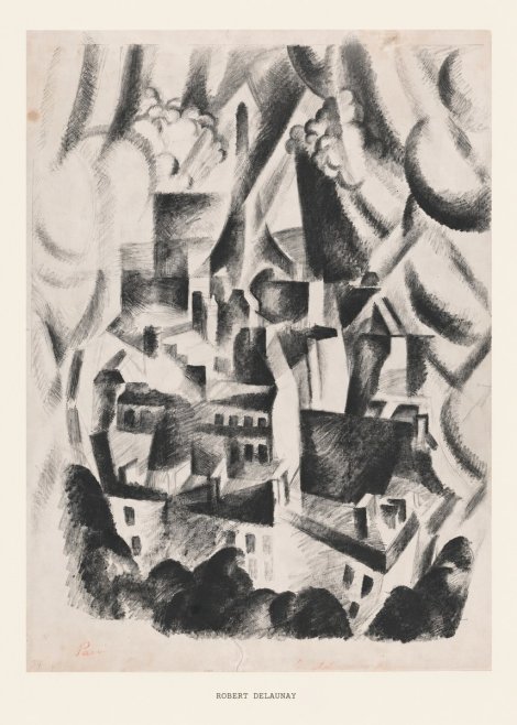 Robert Delaunay Vue Sur La Ville No6 - Plakát