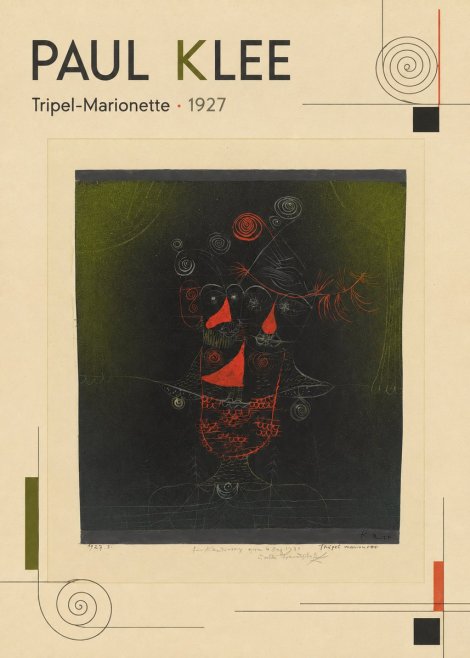 Paul Klee Tripel-marionette No1 - Plakát