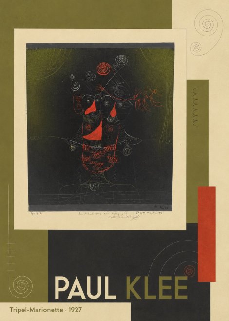 Paul Klee Tripel-marionette No5 - Plakát