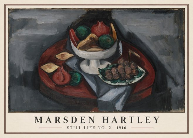 Marsden Hartley Still Life No. 2 No3 - Plakát