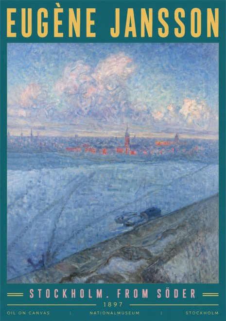 Eugène Jansson Stockholm. from Söder No5 - Plakát