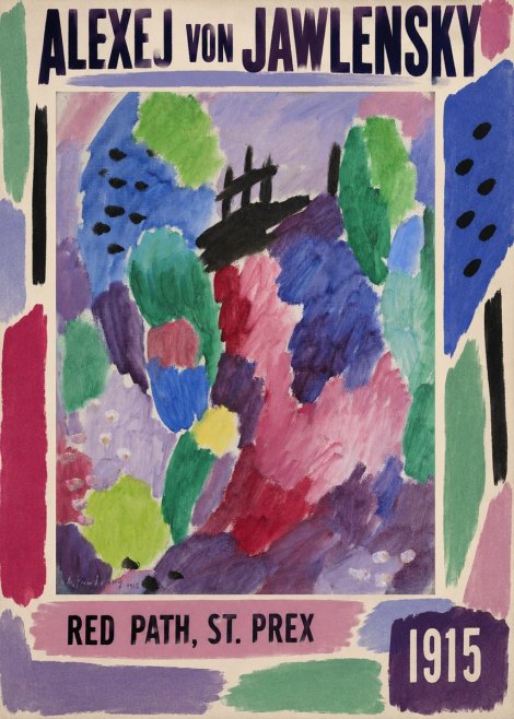 Alexej von Jawlensky Red Path, St. Prex I No2 - Plakát