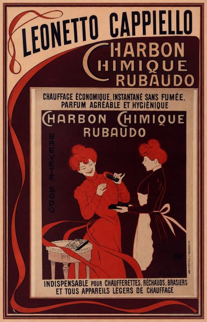 Leonetto Cappiello Charbon Chimique Rubaudo No1 - Plakát