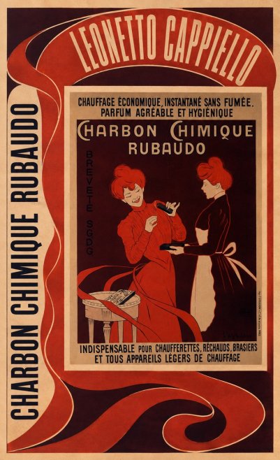 Leonetto Cappiello Charbon Chimique Rubaudo No2 - Plakát