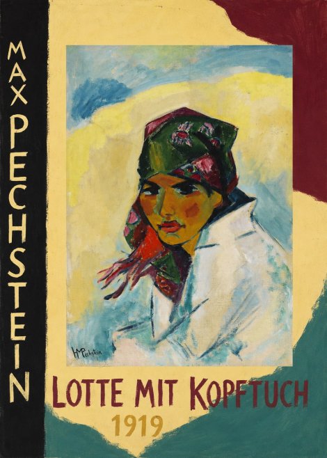 Max Pechstein Lotte Mit Kopftuch 1919 No5 - Plakát