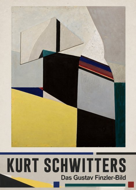 Kurt Schwitters Das Gustav Finzler-bild No5 - Plakát